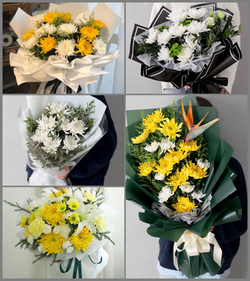 江苏南通如皋市如城街道方庄村白事花束代送